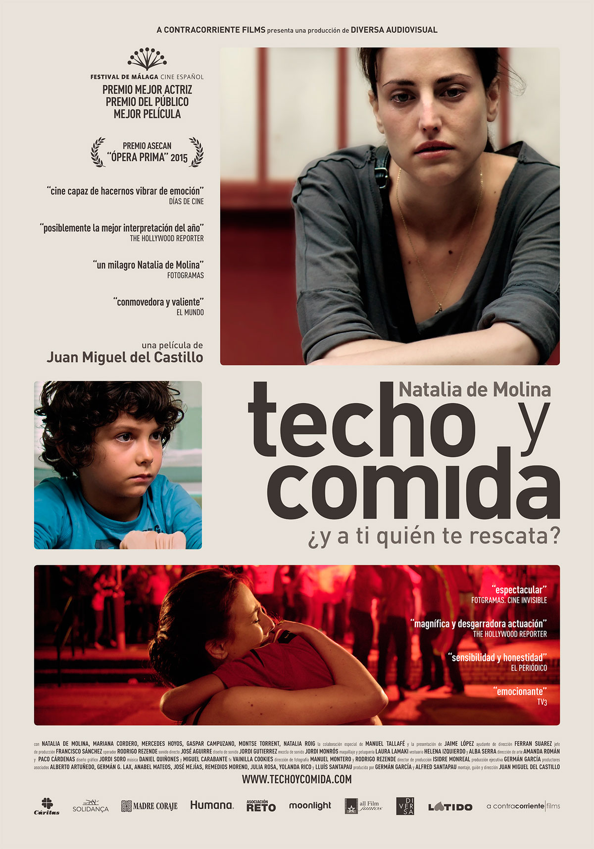 techo y comida